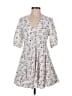Universal Thread Print Gray Casual Dress Size XS - photo 1