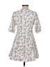 Universal Thread Print Gray Casual Dress Size XS - photo 2