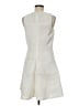 Ann Taylor 100% Polyester Solid White Cocktail Dress Size 6 - photo 2