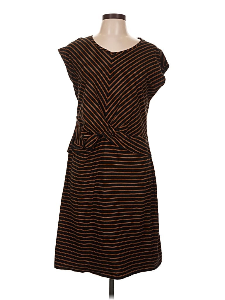 Pre-owned Liz Claiborne Casual Dress In Brown