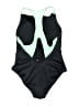 Fabletics Solid Black One Piece Swimsuit Size XXL - photo 2