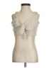 Lunik Tan Sleeveless Blouse Size S - photo 1