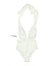 Assorted Brands Solid Ivory One Piece Swimsuit Size S - photo 2