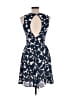Avaleigh 100% Polyester Hearts Blue Casual Dress Size M - photo 2
