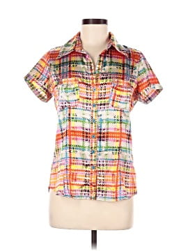 BCBGMAXAZRIA Short Sleeve Blouse (view 1)
