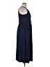 Dex Solid Blue Casual Dress Size 0X - photo 4