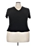 Briggs New York Black Short Sleeve Top Size 3X - photo 1