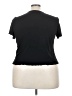 Briggs New York Black Short Sleeve Top Size 3X - photo 2