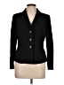 Unbranded 100% Acetate Solid Black Blazer Size 10 Petite - photo 1