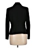 Unbranded 100% Acetate Solid Black Blazer Size 10 Petite - photo 2