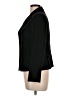 Unbranded 100% Acetate Solid Black Blazer Size 10 Petite - photo 5