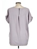 Maurices 100% Polyester Gray Short Sleeve Top Size L - photo 2