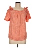 Assorted Brands Orange Short Sleeve Blouse Size S - photo 1