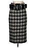 Robert Rodriguez Houndstooth Black Wool Skirt Size 6 - photo 1