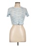Very J Blue Short Sleeve T-Shirt Size L - photo 1
