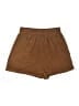 Shein 100% Polyester Solid Brown Shorts Size L - photo 2