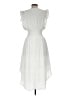Aqua 100% Polyester White Cocktail Dress Size M - photo 2