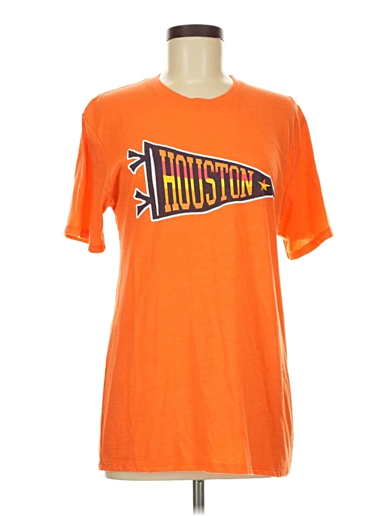 Pre-owned Assorted Brands Short Sleeve T-shirt In Orange