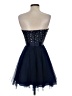 Teeze Me 100% Polyester Hearts Blue Cocktail Dress Size 5 - 6 - photo 2