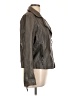 Max Studio 100% Viscose Metallic Brown Jacket Size L - photo 4