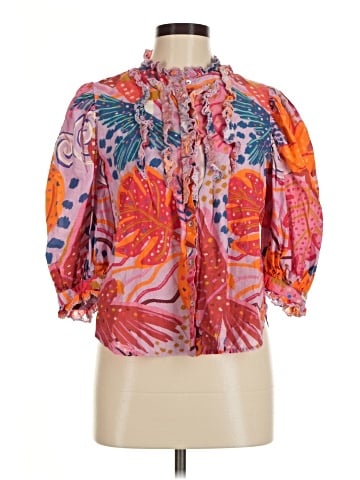 FARM Rio 3/4 Sleeve Blouse (view 1)