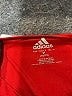 Adidas 100% Polyester Red Active T-Shirt Size 10 - 12 - photo 3