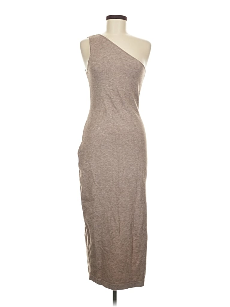 Pre-owned Lumiere Casual Dress In Tan