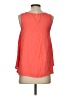 Verve Ami 100% Polyester Orange Sleeveless Blouse Size S - photo 2