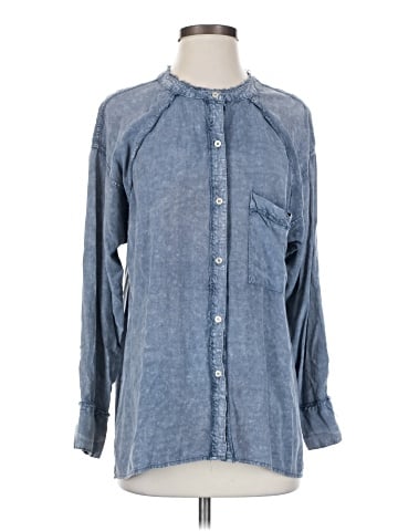 Easel Long Sleeve Button-Down Shirt (view 1)