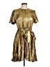 Sam Edelman Metallic Gold Cocktail Dress Size 8 - photo 1
