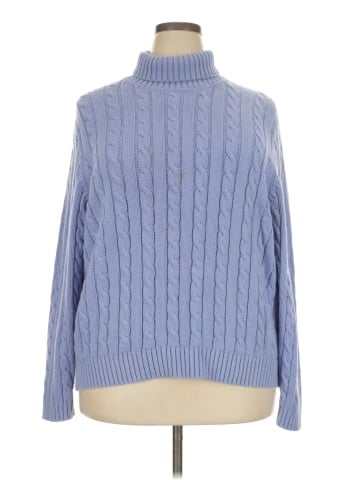 Denim & Co Turtleneck Sweater (view 1)