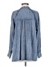 Easel 100% Rayon Blue Long Sleeve Button-Down Shirt Size S - photo 2