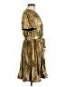 Sam Edelman Metallic Gold Cocktail Dress Size 8 - photo 4
