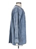Easel 100% Rayon Blue Long Sleeve Button-Down Shirt Size S - photo 4