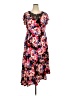 Torrid Floral Black Casual Dress Size 3X Plus (3) - photo 1