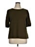 Talbots Brown 3/4 Sleeve Top Size XL - photo 1