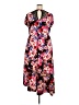 Torrid Floral Black Casual Dress Size 3X Plus (3) - photo 2