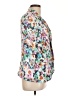Hinge 100% Rayon Floral White Blazer Size L - photo 4