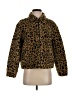 Madewell Animal Print Brown Faux Fur Jacket Size XS - photo 1