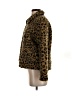 Madewell Animal Print Brown Faux Fur Jacket Size XS - photo 5