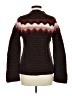 J.Crew Chevron-herringbone Brown Turtleneck Sweater Size M - photo 2