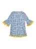 Mud Pie 100% Cotton Blue Dress Size 3T - photo 2