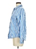 Old Navy Stripes Blue Long Sleeve Button-Down Shirt Size M - photo 5