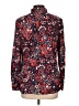 Talbots 100% Cotton Paisley Red Long Sleeve Button-Down Shirt Size L - photo 2