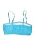 Unbranded Solid Blue Swimsuit Top Size L - photo 2