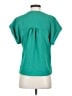 Monteau 100% Polyester Teal Short Sleeve Blouse Size S - photo 2