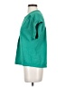 Monteau 100% Polyester Teal Short Sleeve Blouse Size S - photo 5