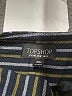 Topshop Stripes Blue Casual Pants Size 8 - photo 7