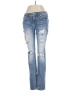 Miss Me Hearts Blue Jeans Size 26 waist - photo 1