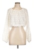 Zara Ivory Long Sleeve Blouse Size L - photo 1